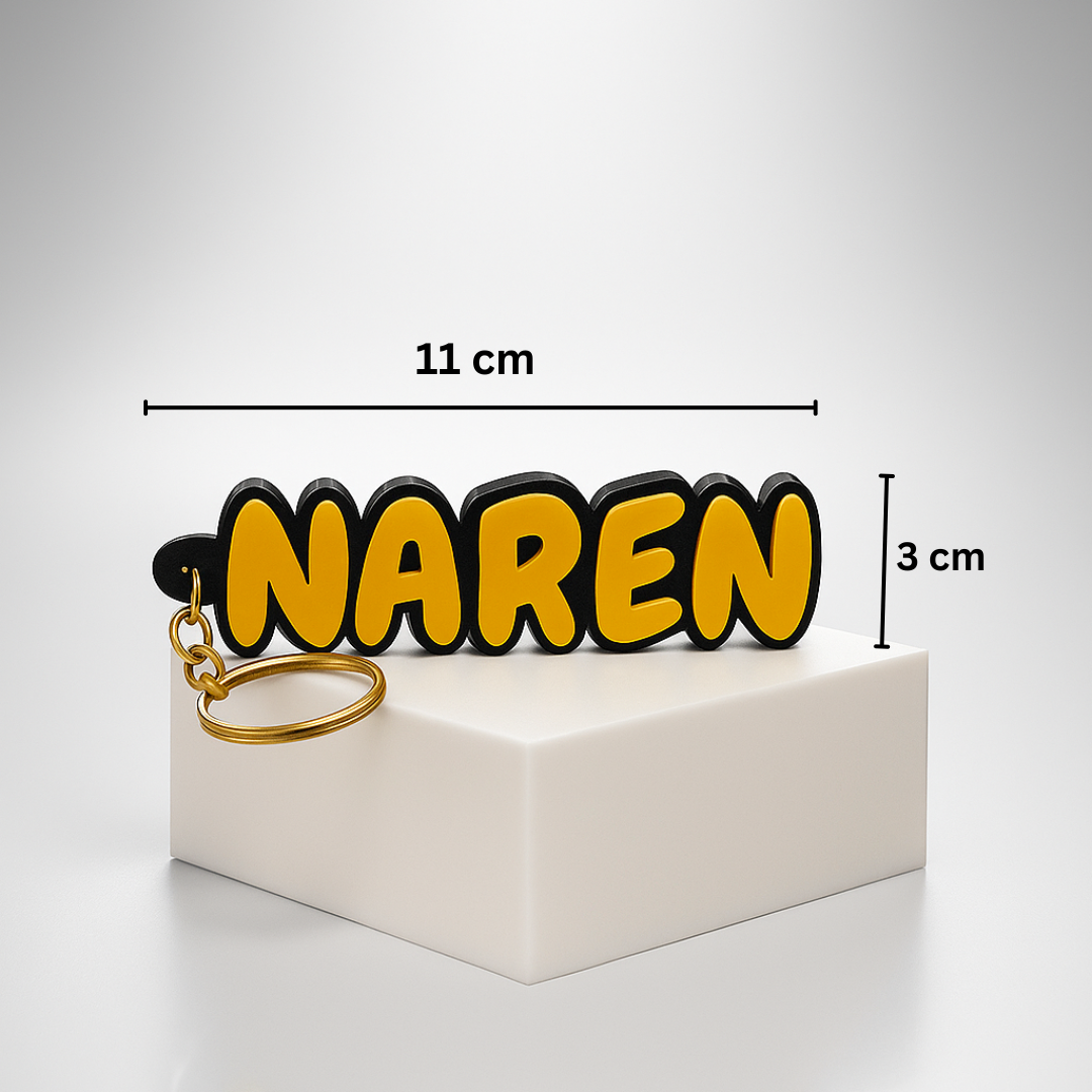 Coustomize Name Keychain