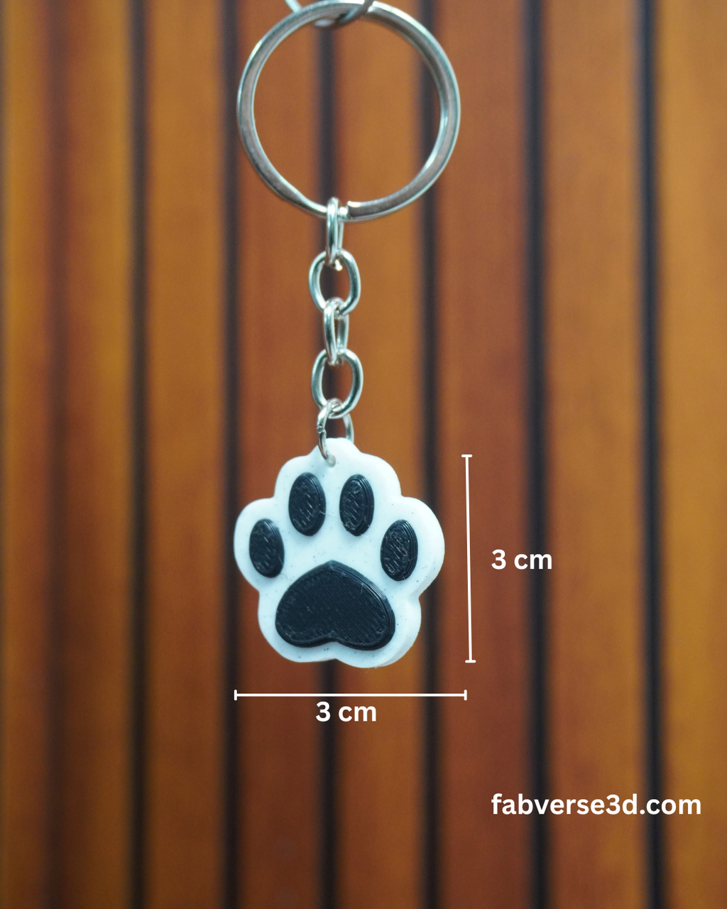 paw keychain