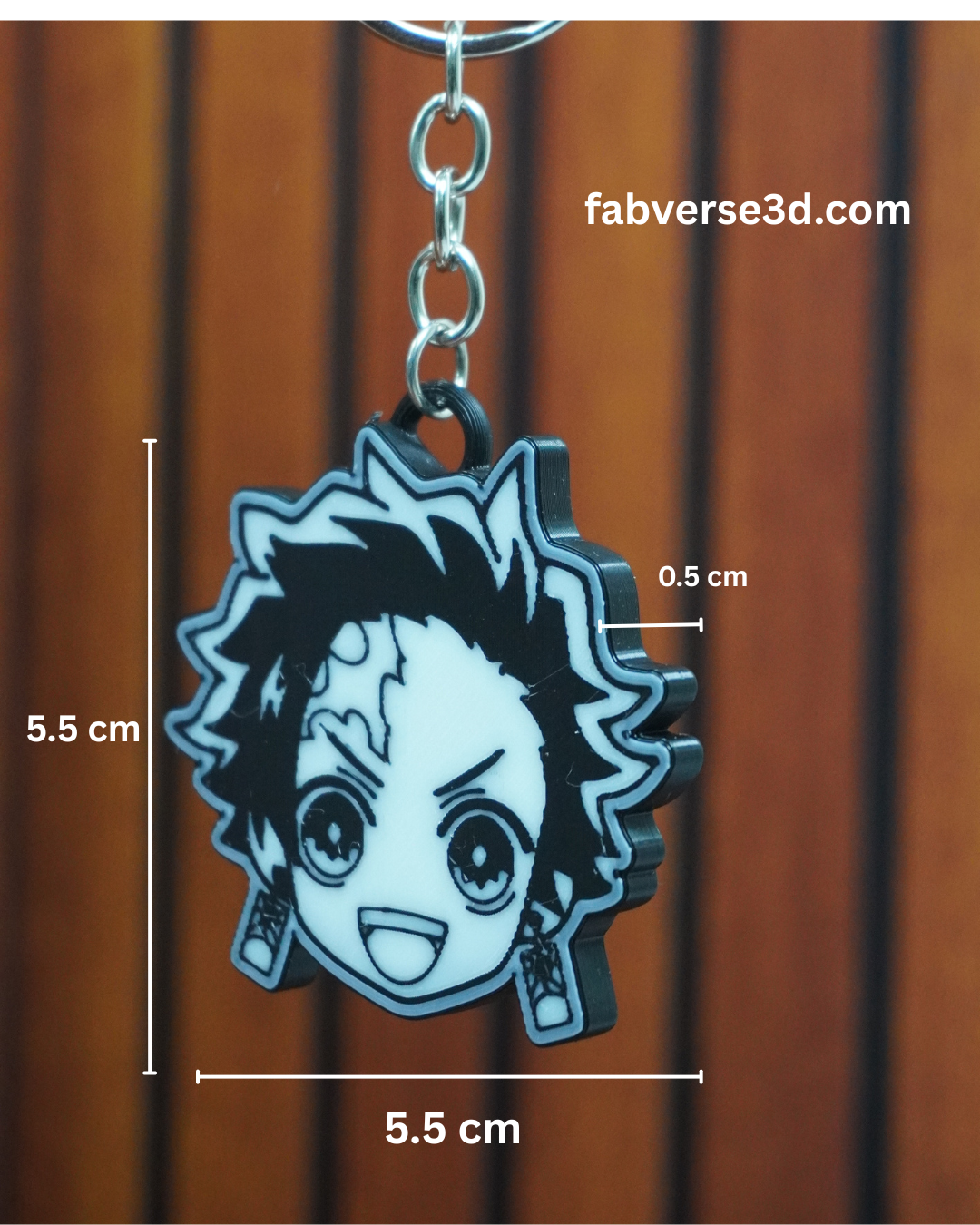 Tanjiro Kamado keychain