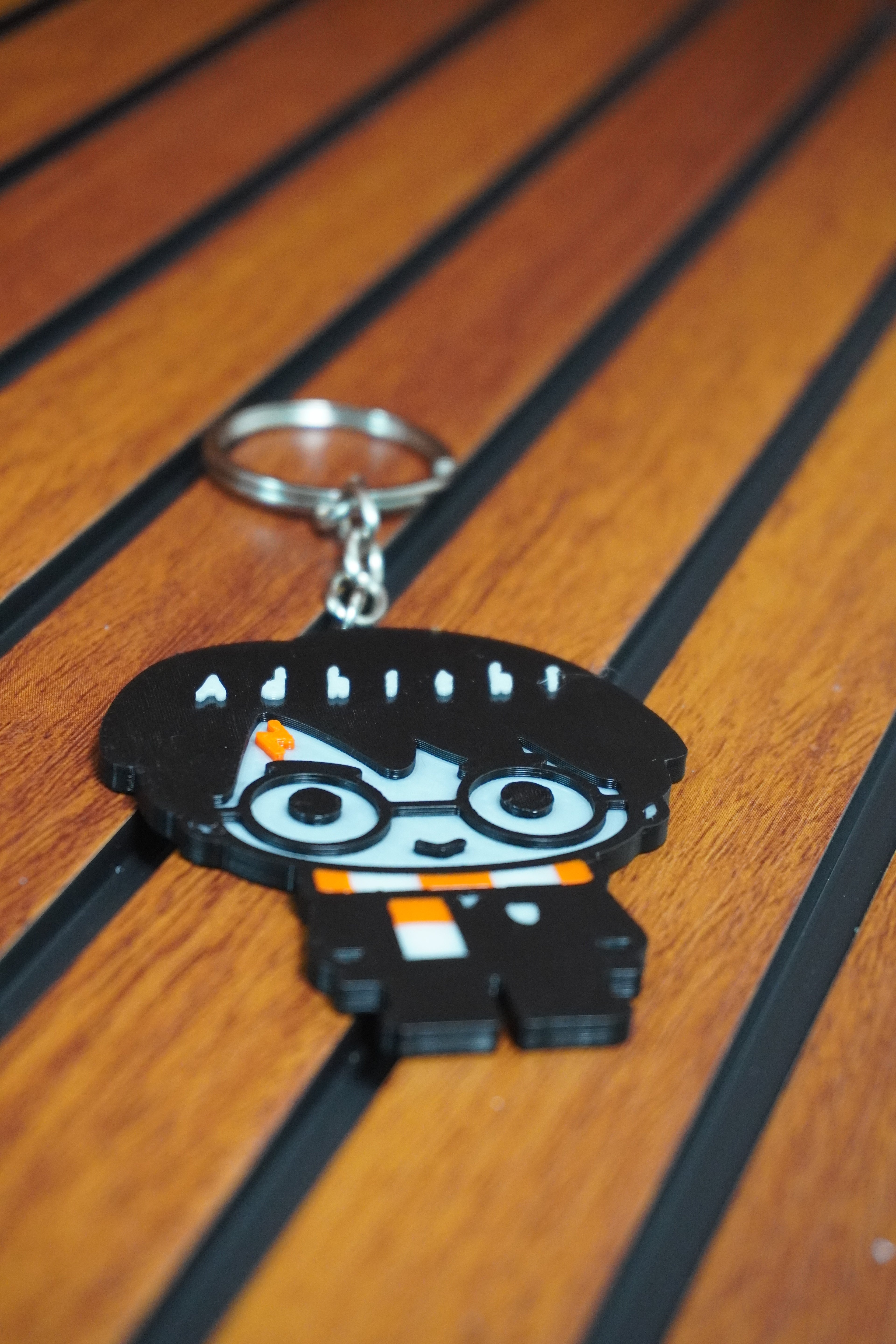 Harry potter name keychain